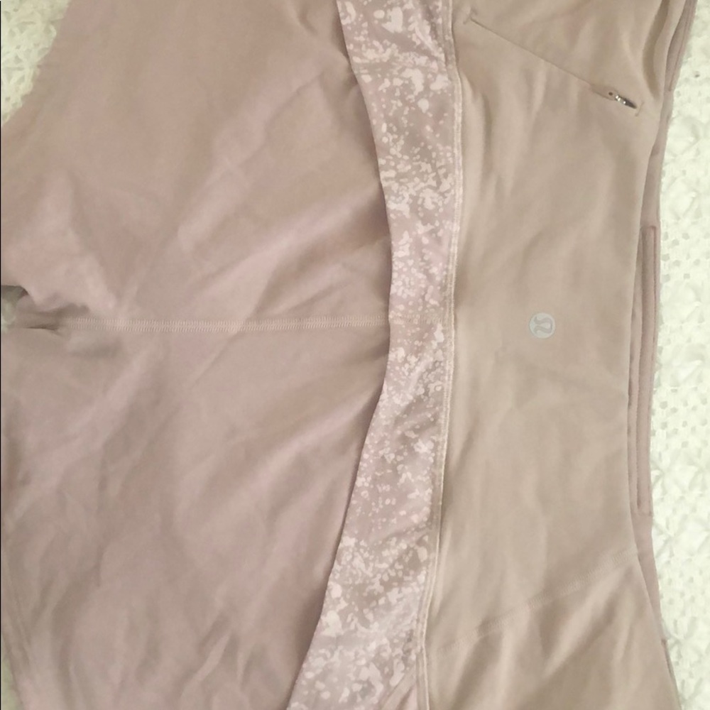 Lululemon nude pink shorts